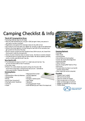 Camping Planner preview